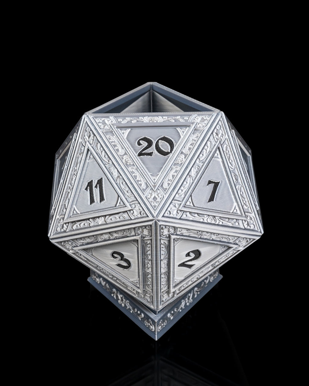 The Champion’s D20 Planter 🎲🛡️