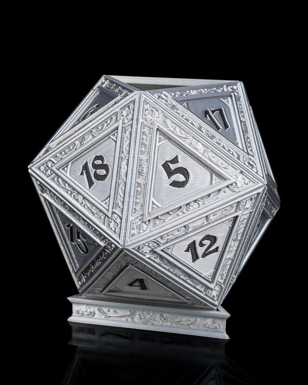 The Champion’s D20 Planter 🎲🛡️
