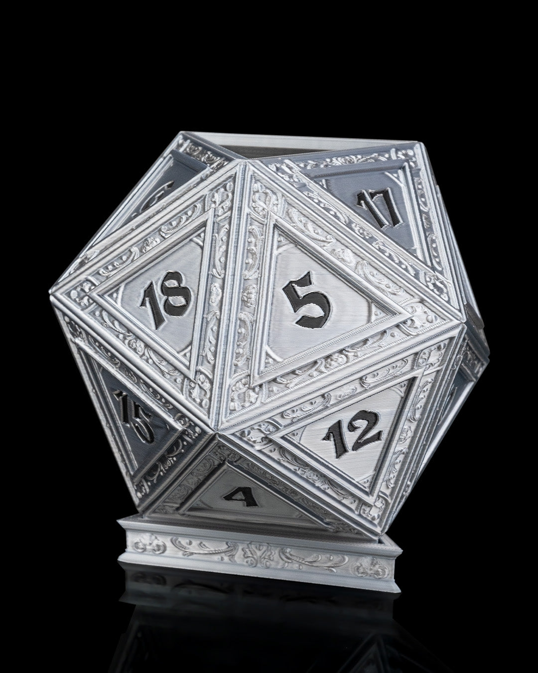 The Champion’s D20 Planter 🎲🛡️