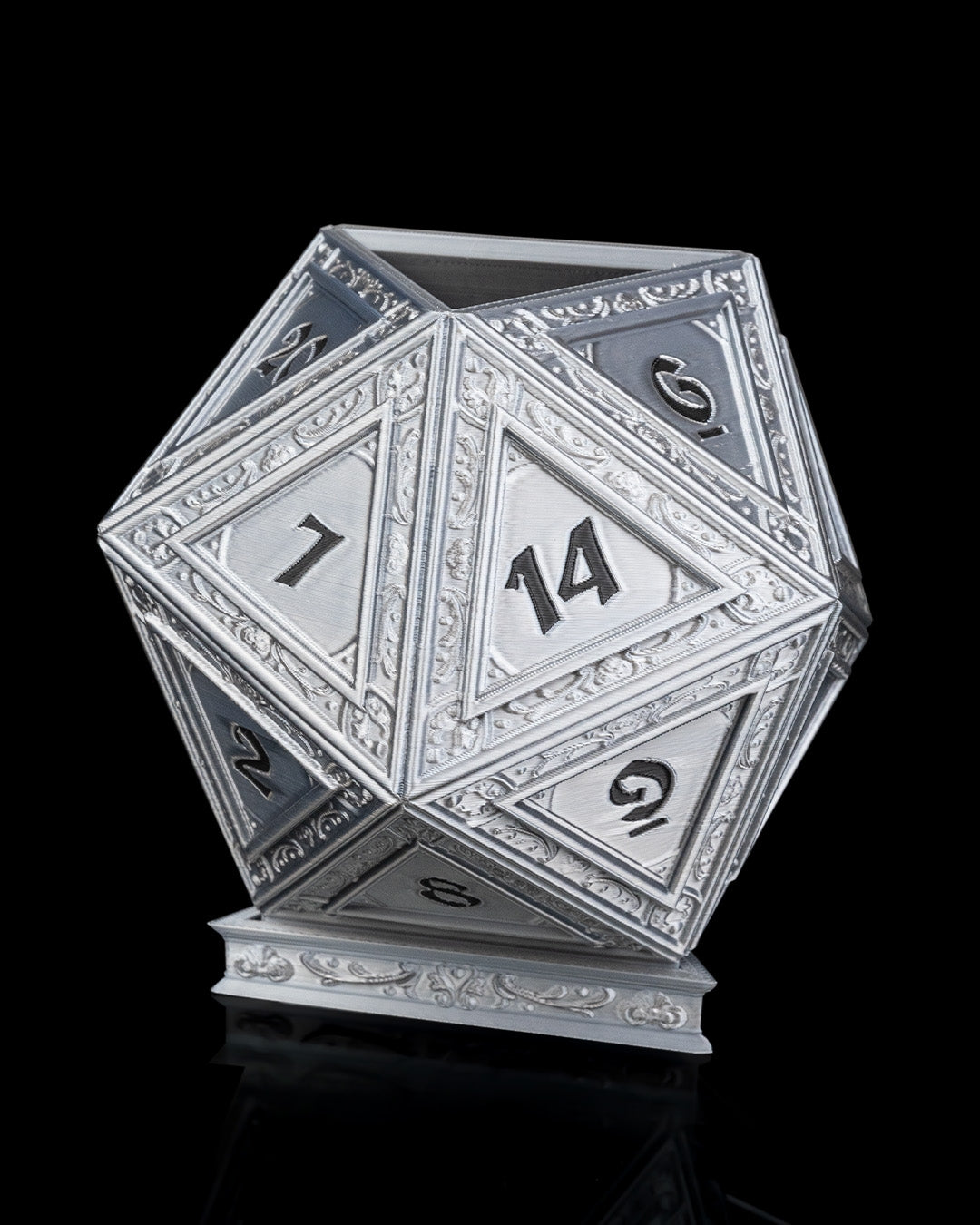 The Champion’s D20 Planter 🎲🛡️