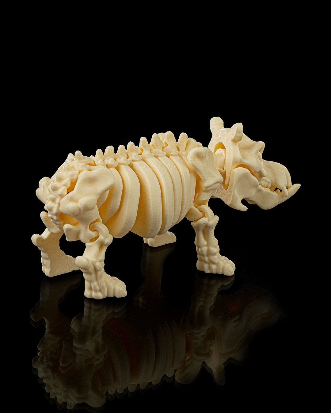 🦛 Bonez Zoo – Skeleton Hippo